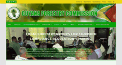 Desktop Screenshot of forestry.gov.gy