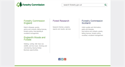 Desktop Screenshot of forestry.gov.uk