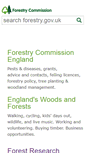 Mobile Screenshot of forestry.gov.uk